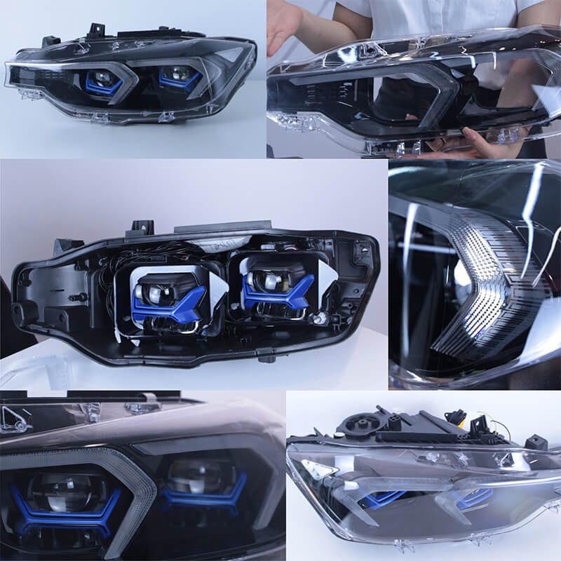 BMW 3 Series F30/F31/F35 13-19 LED Headlights - Pair (Left+Right)