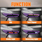 Toyota Camry 18-22 Rectilinear RGB Tail lights - Pair (Left+Right)