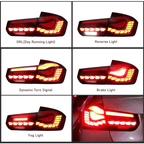 BMW 3 Series F30 / F35 2013-2019 tail lights - Pair (Left+Right)