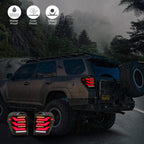 Toyota 4runner 10-23 smoke tail lights - Pair (Left+Right)