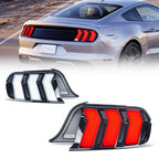 Ford mustang s550 15-23 led tail lights 5 mode turn signals - Pair (Left+Right)