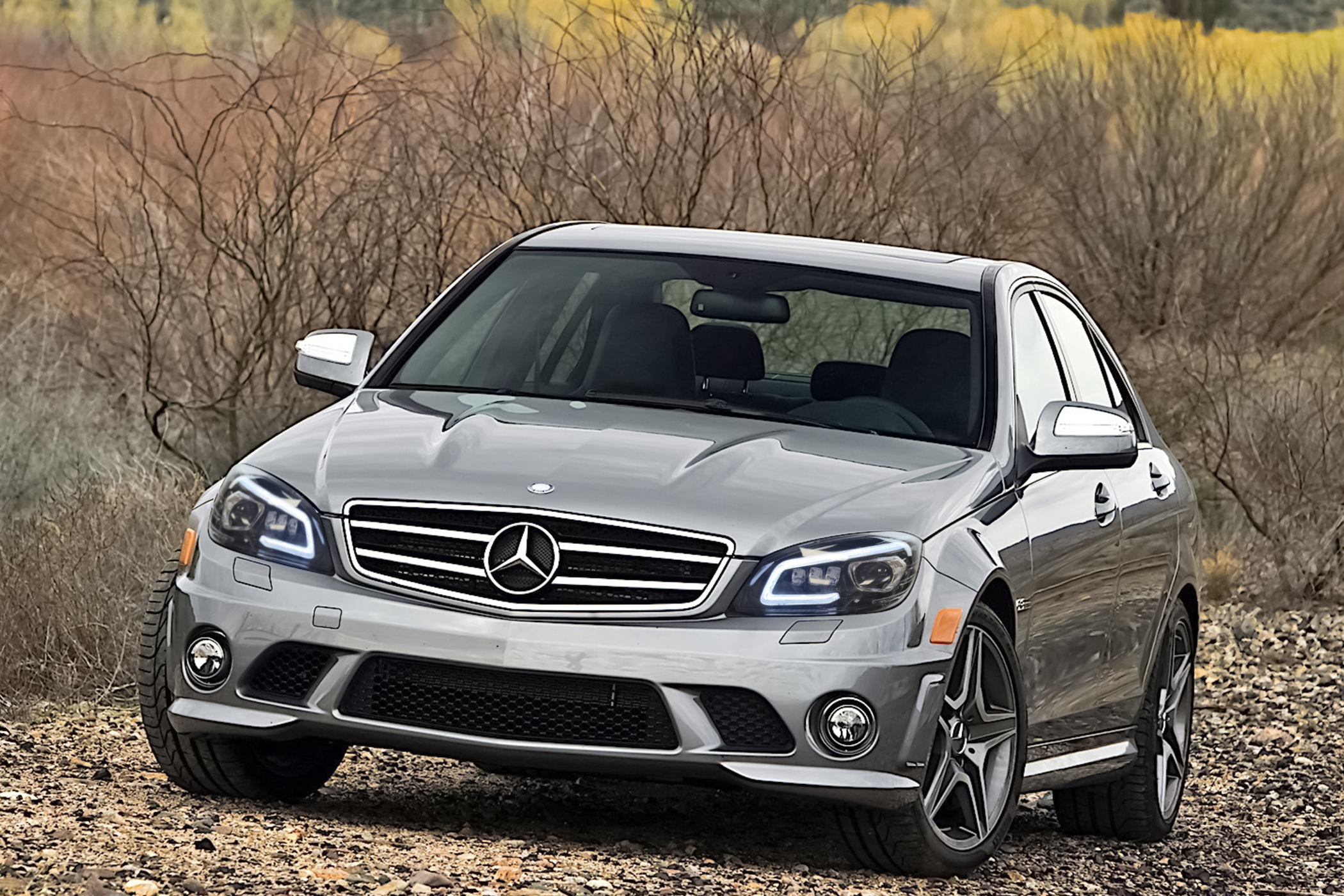 Benz C-class W204 08-11 LED headlights - Pair (Left+Right)