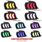 Ford Mustang Gen 5 LED Tail Lights (2004-2009) - Pair (Left+Right)