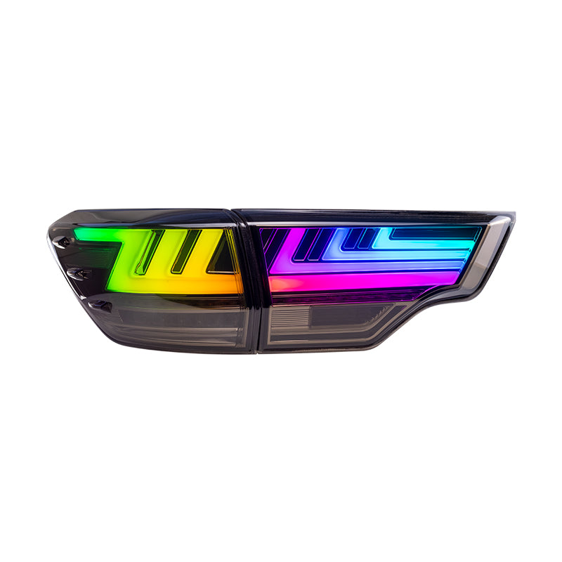 Toyota Highlander 17-21 RGB tail lights - Pair (Left+Right)