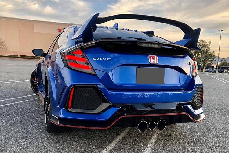 Honda Civic Hatchback 16-21 Smoked Tail lights - Pair (Left+Right)