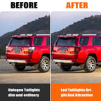 Toyota 4runner 10-23 smoke tail lights - Pair (Left+Right)