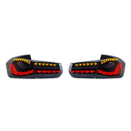 BMW F30 F35 13-19 tail lights double dragon scales - Pair (Left+Right)