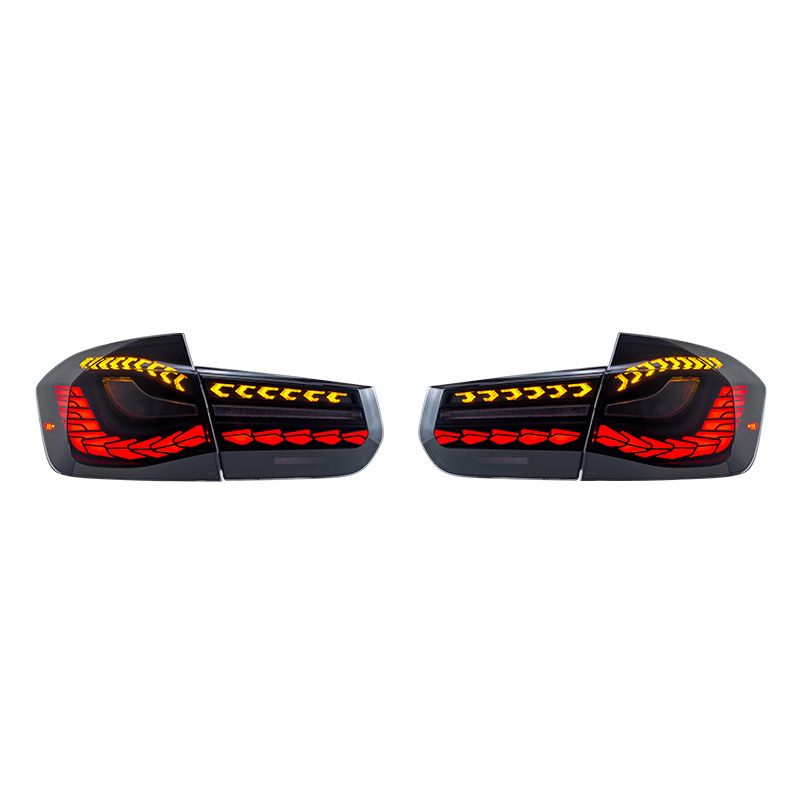 BMW F30 F35 13-19 tail lights double dragon scales - Pair (Left+Right)