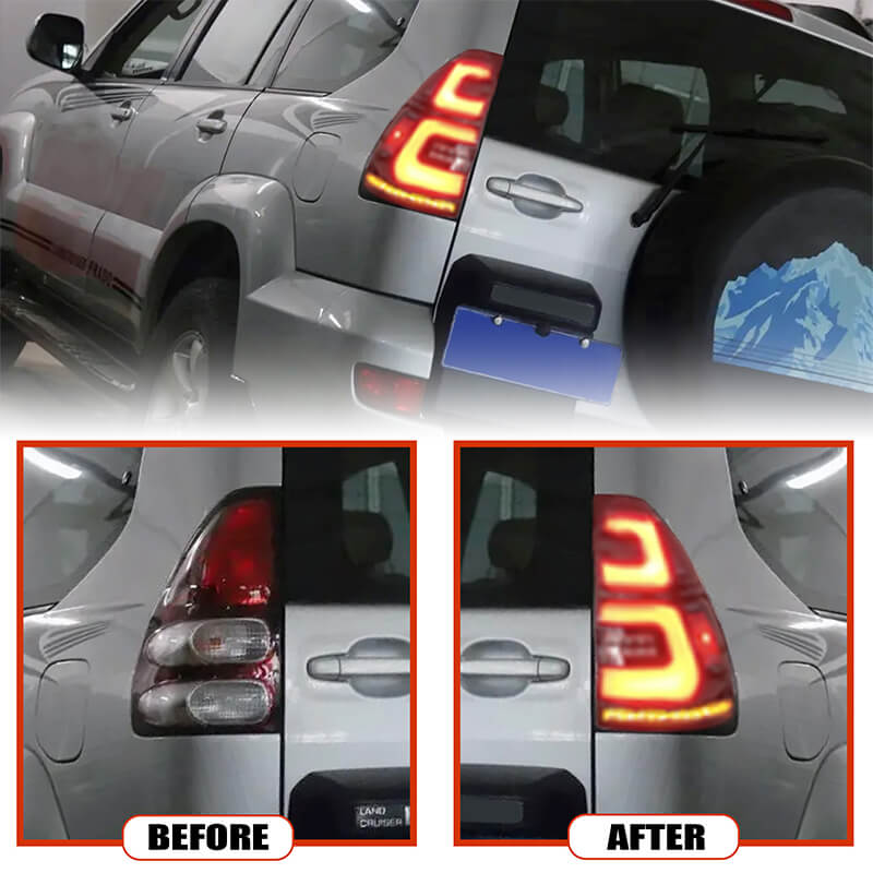 Toyota 4Runner 2003-2009 Tail Light - Pair (Left+Right)