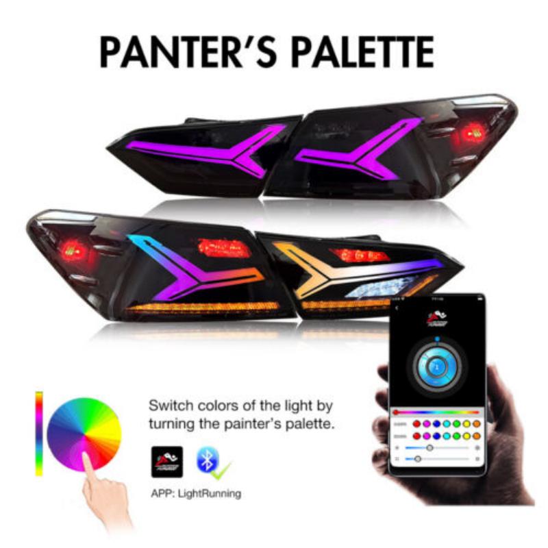 Toyota Camry 18-21 Fish Bone Tail lights - Pair (Left+Right)