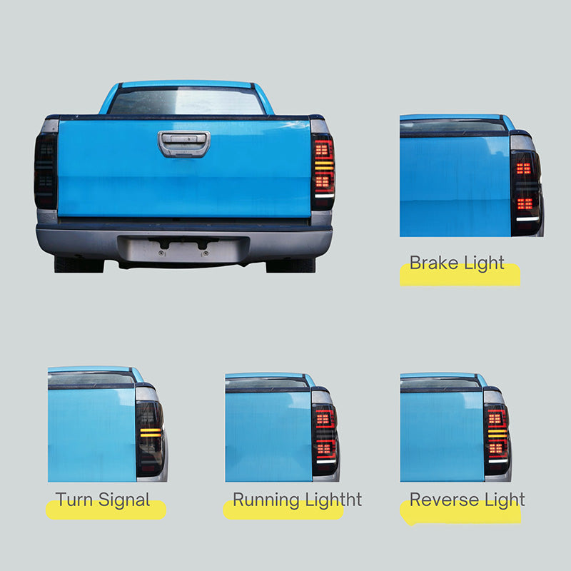 Ford Ranger T6 T7 T8 2012-2019 Tail lights - Pair (Left+Right)