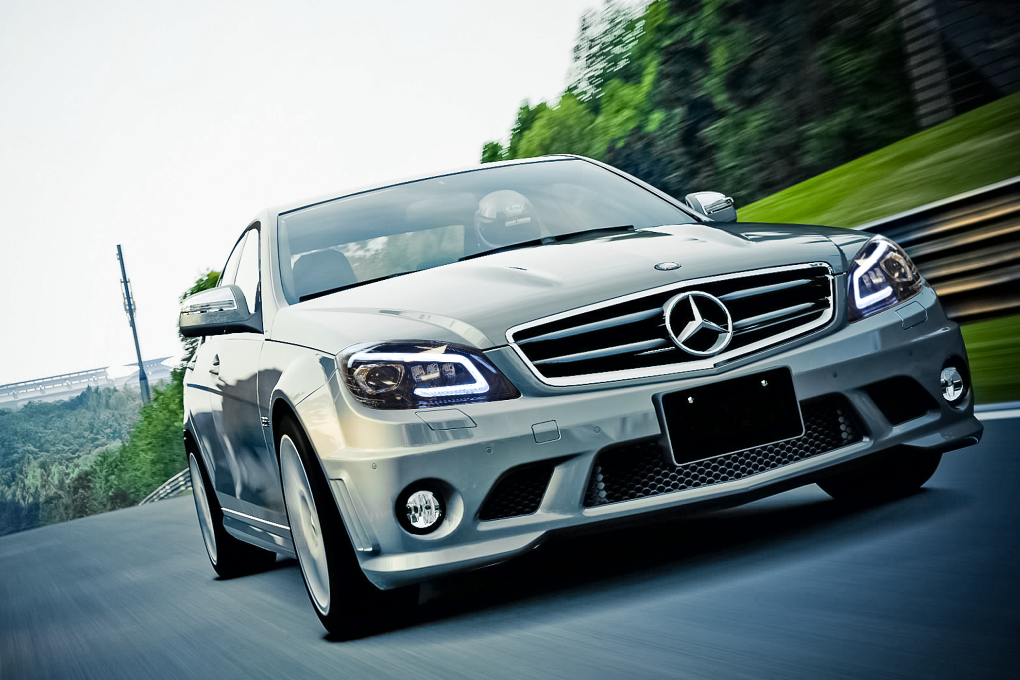 Benz C-class W204 08-11 LED headlights - Pair (Left+Right)