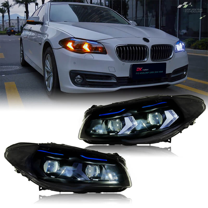 BMW F10 2011-2017 Headlights - Pair (Left+Right)