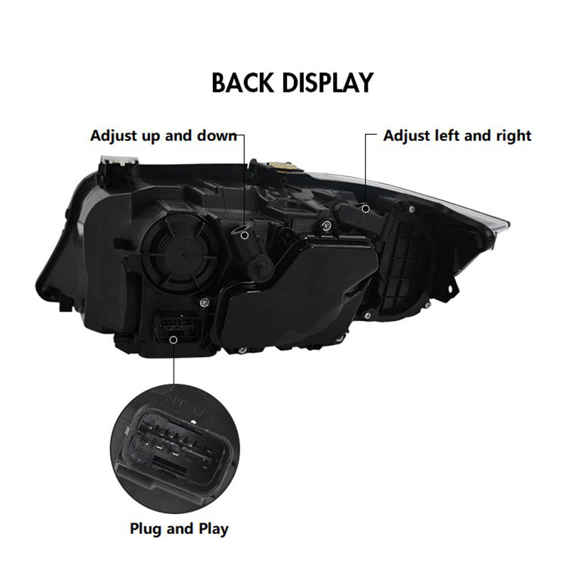 BMW E90 09-12 Xenon Headlights - Pair (Left+Right)