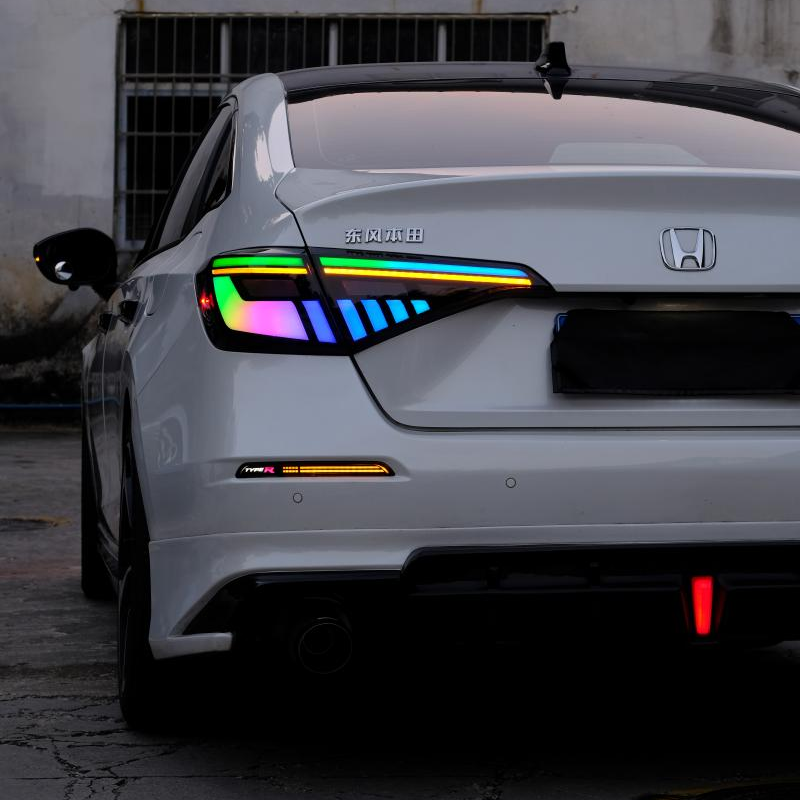 Honda civic 11th Gen 22-23 RGB Tail lights - Pair (Left+Right)