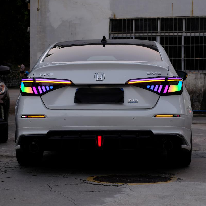 Honda civic 11th Gen 22-23 RGB Tail lights - Pair (Left+Right)