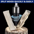 Log splitter drill for firewood