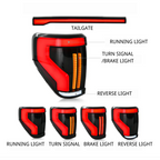 Ford F150 2009-2014 tail lights with Tailgate Light - Pair (Left+Right)