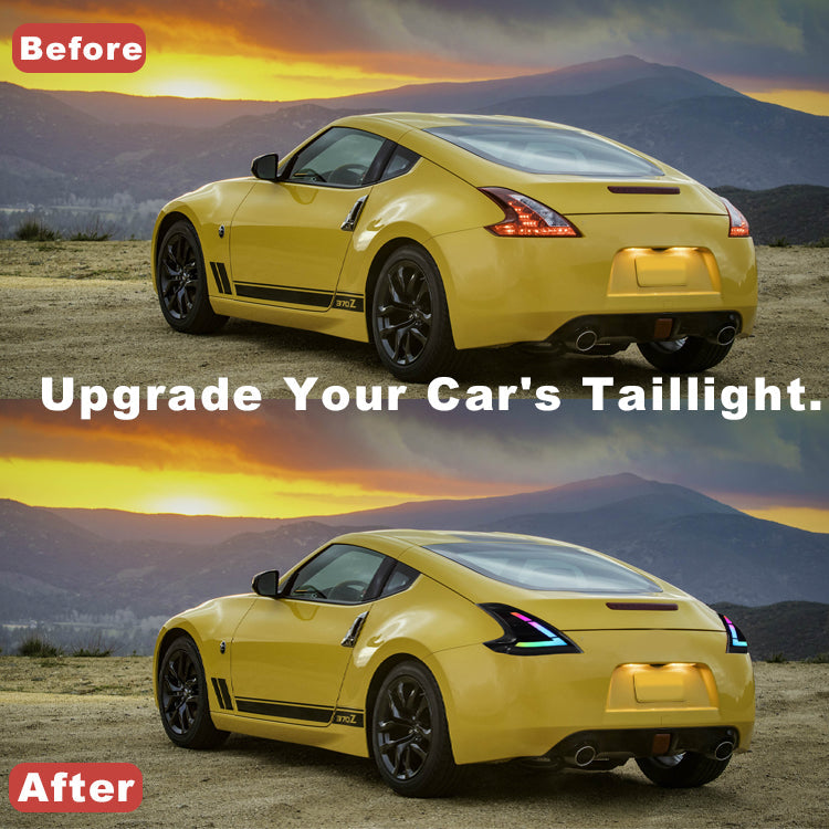 Nissan 370z Z34 RGB tail lights 2008-2019 - Pair (Left+Right)