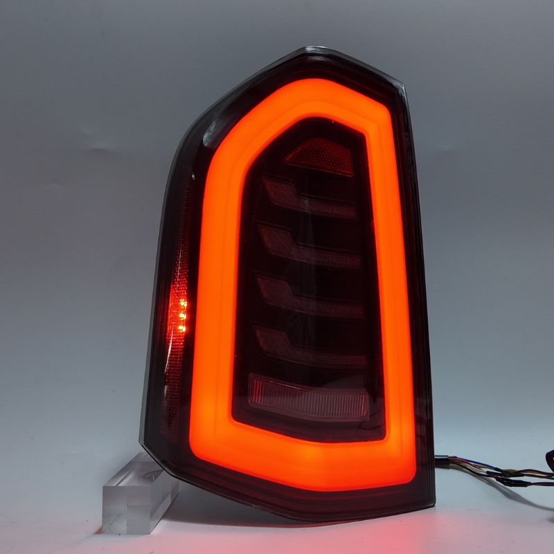 Chrysler 300c 2011-2014 Tail Lights(Black and Red) - Pair (Left+Right)