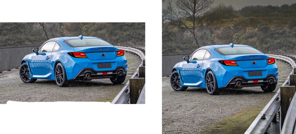 Toyota BRZ 22-24 Lobster Claw Clear Tail Lights - Pair (Left+Right)