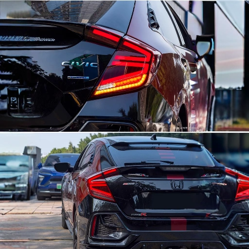 Honda civic hatchback 16-21 tail lights - Pair (Left+Right)