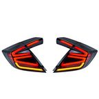 Honda civic hatchback 16-21 tail lights - Pair (Left+Right)