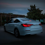 Honda 11th civic 22-23  tail lights (clear+red) - Pair (Left+Right)