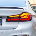 BMW 5 Series G30 18-21 Dragon Scale Tail Lights - Pair (Left+Right)