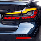 BMW 5 Series G30 18-21 Dragon Scale Tail Lights - Pair (Left+Right)