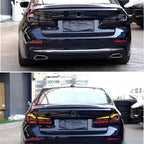 BMW 5 Series G30 18-21 Dragon Scale Tail Lights - Pair (Left+Right)
