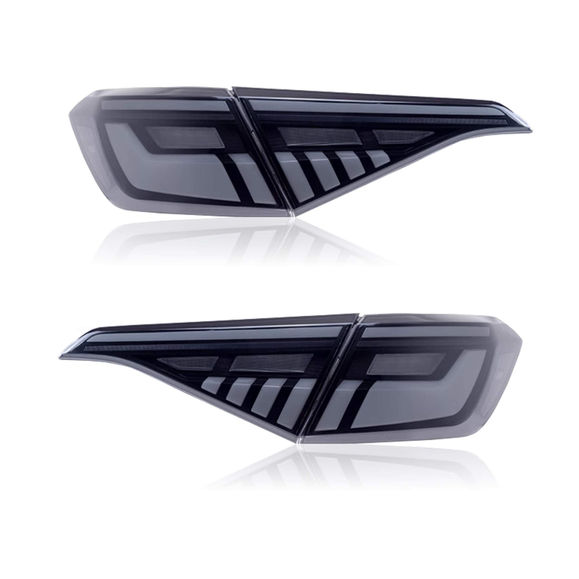 Honda 11th civic 22-23  tail lights (clear+red) - Pair (Left+Right)