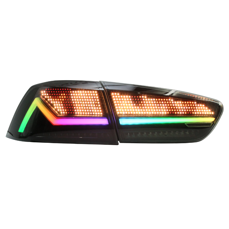 Mitsubishi Lancer/evo 08-18 RGB Tail Lights - 30 Digital Patterns - Pair (Left+Right)