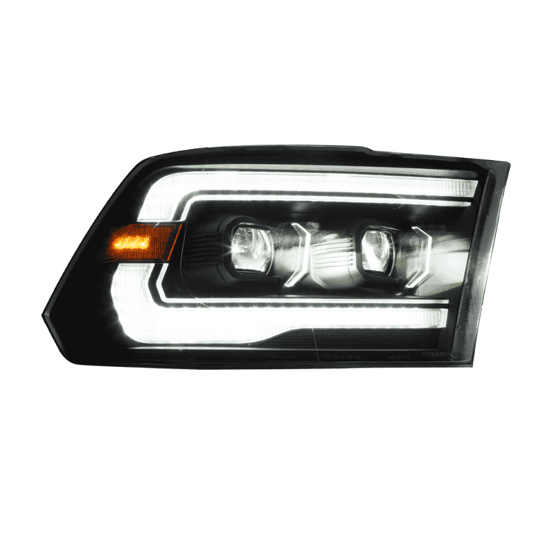 Dodge Ram 1500, 2500, 3500  LED Headlights(2009-2018）- Pair (Left+Right)