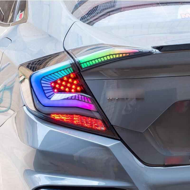Honda 10th civic 16-22 tail lights (Starry sky) - Pair (Left+Right)
