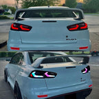 Mitsubishi Lancer 08-18 LED Tail Lights (RGB & Smoke) - Pair (Left+Right)