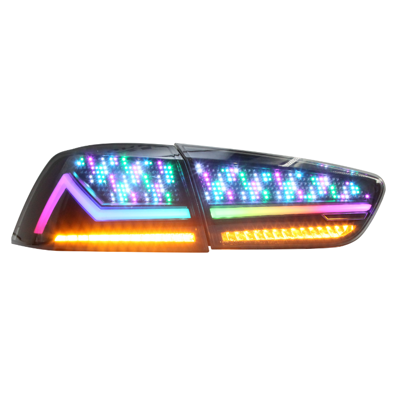 Mitsubishi Lancer/evo 08-18 RGB Tail Lights - 30 Digital Patterns - Pair (Left+Right)