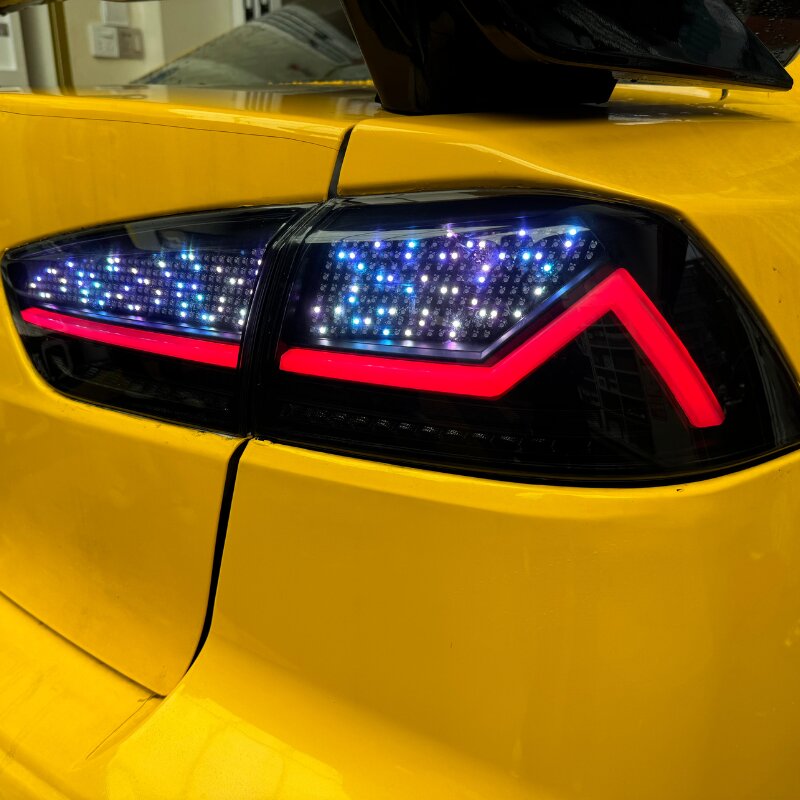 Mitsubishi Lancer/evo 08-18 RGB Tail Lights - 30 Digital Patterns - Pair (Left+Right)